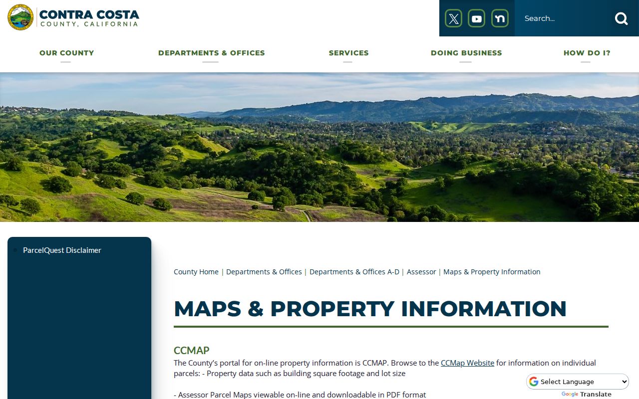 Lafayette people search through Contra Costa assessor maps and property information