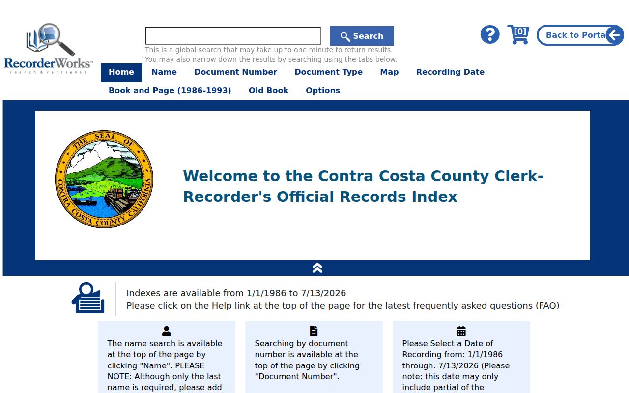 Lafayette people search in the Contra Costa RecorderWorks index